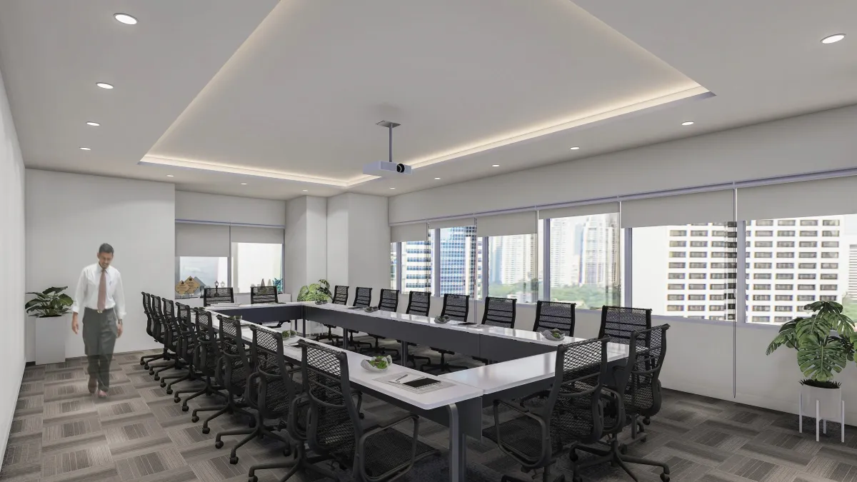 Phối cảnh phòng họp văn phòng Nghi Sơn